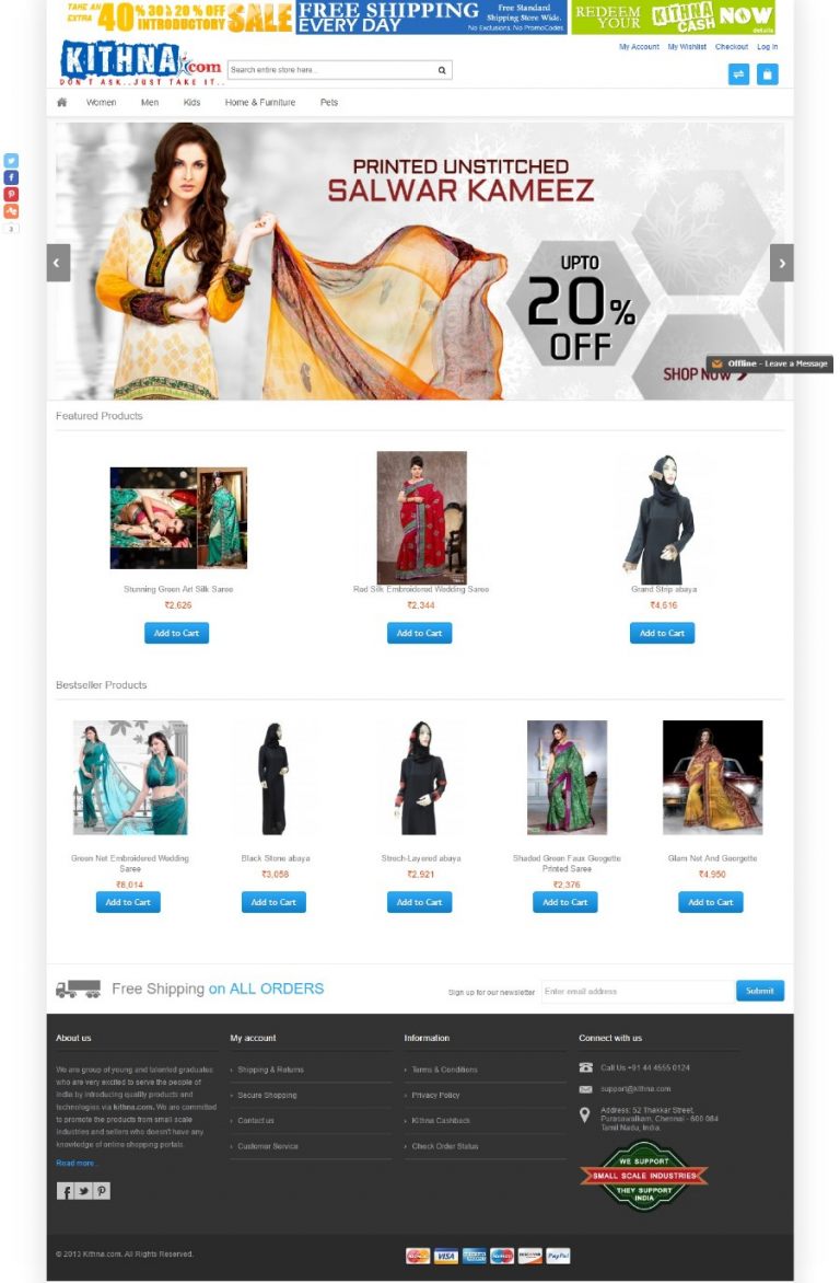 Kithna Online Shopping Portal